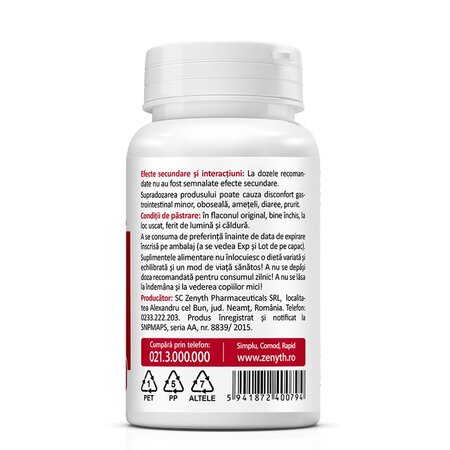 N-Acetyl L-Carnitine, 550 mg, 60 capsule, Zenyth 623004
