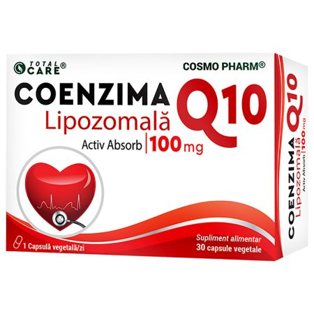 Coenzima Q10 lipozomala, 30 capsule, Cosmopharm