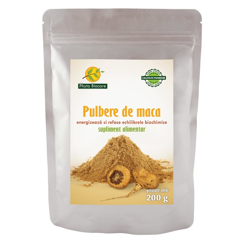 Pulbere de maca, 200 g, Phyto Biocare