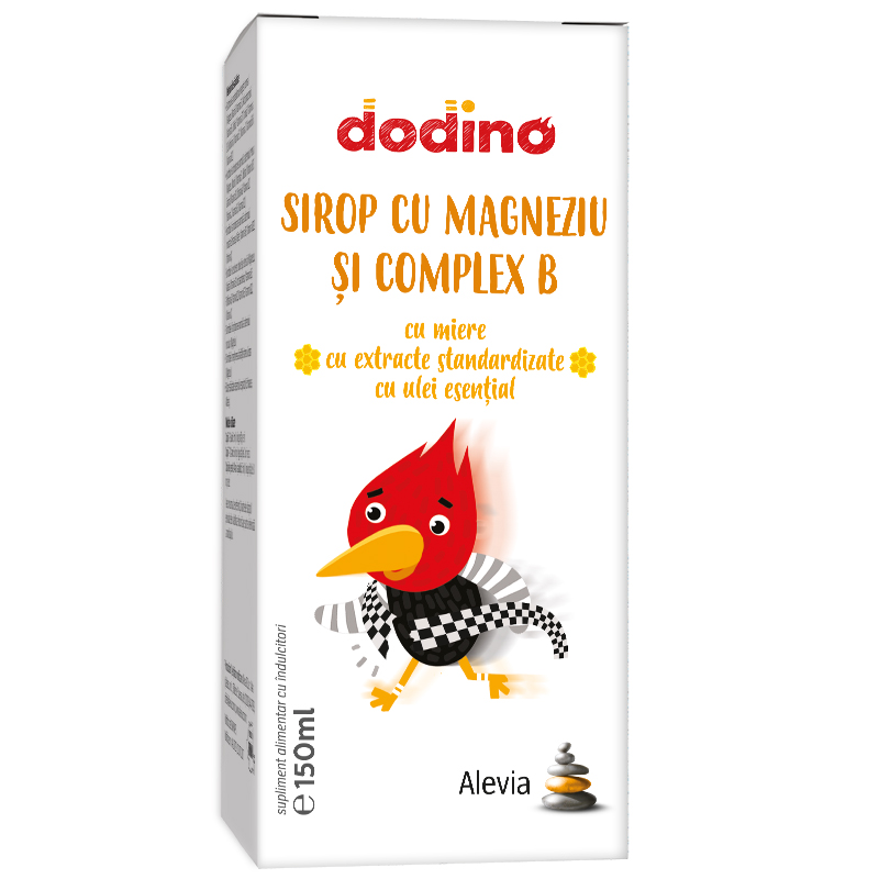 Sirop cu magneziu si complex B, 150 ml, Alevia