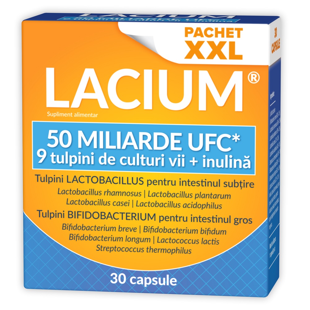 Lacium, 50 miliarde UFC, 30 capsule, Zdrovit