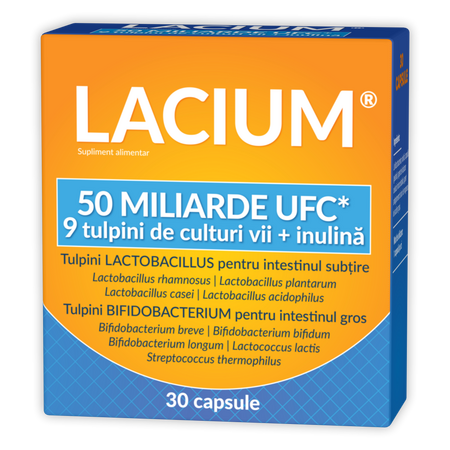 Lacium, 50 miliarde UFC, 30 capsule, Zdrovit