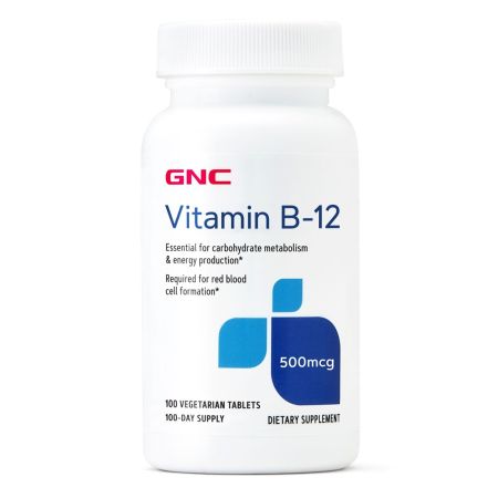 Vitamina B-12 500 mcg (099319), 100 tablete, GNC