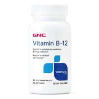 Vitamina B-12 500 mcg (099319), 100 tablete, GNC