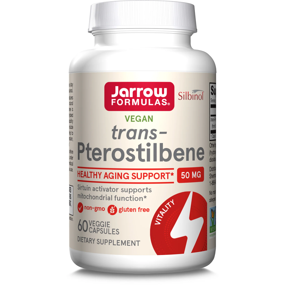 Trans - Pterostilbene 50 mg Jarrow Formulas, 60 capsule, Secom