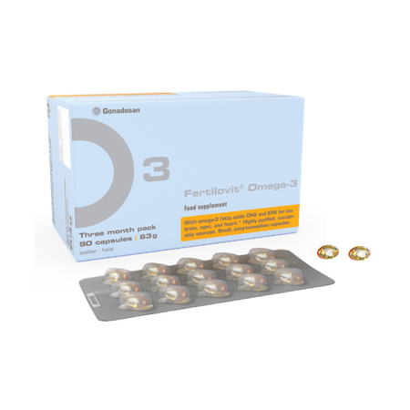 Fertilovit Omega-3, 90 capsule, Gonadosan 731523