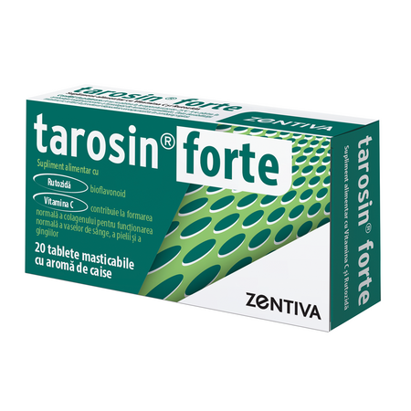 Tarosin Forte, 20 tablete masticabile, Zentiva 587479
