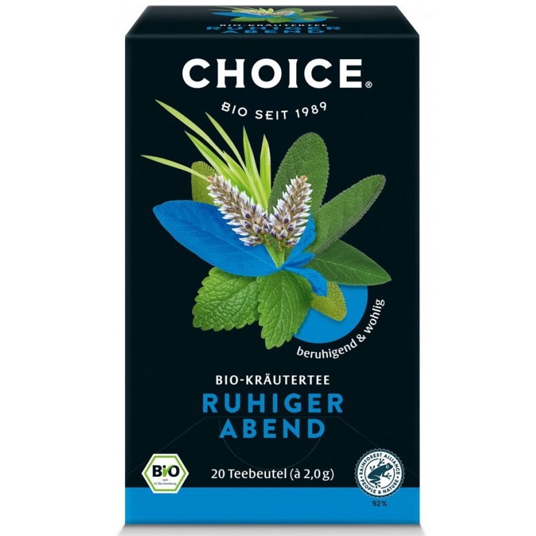 Ceai Bio de plante Seara Linistita Choice, 20 plicuri, Yogi Tea