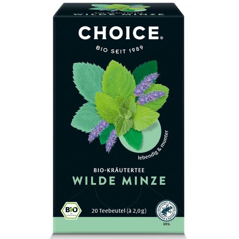 Ceai bio de menta salbatica Choice, 20 plicuri, Yogi Tea