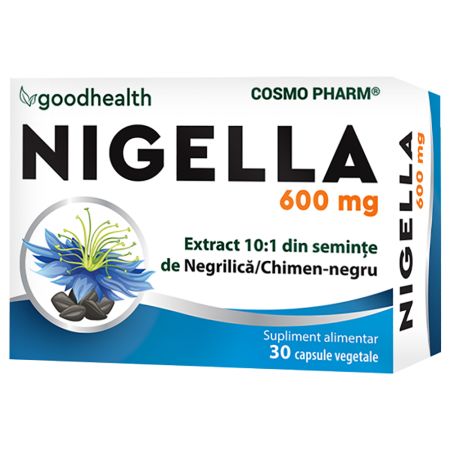 Nigella Sativa, 600 mg, 30 capsule, Cosmopharm