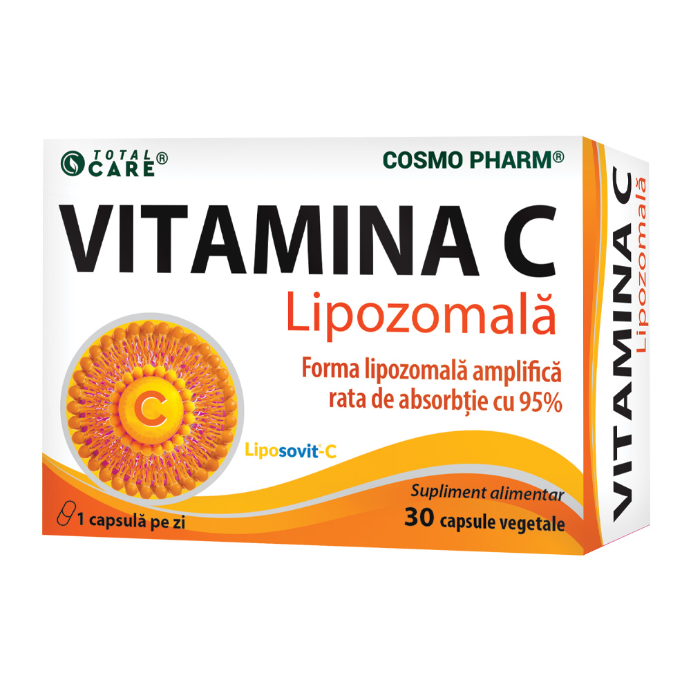 Vitamina C Lipozomala, 30 capsule, Cosmopharm