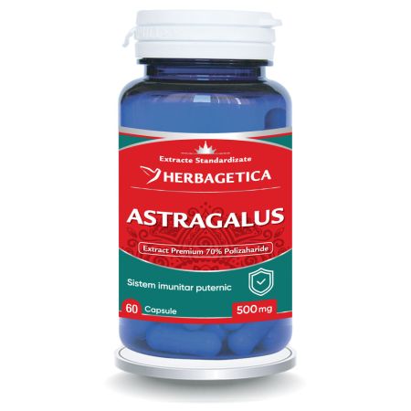 Astragalus, 500 mg, 60 capsule, Herbagetica