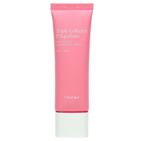 Crema anti-aging hranitoare pentru fata Triple Collagen P.Squalane, 50 ml, Trimay 723001