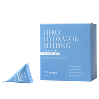 Set masti de noapte pentru hidratare Hero Hydrator Sleeping Pack, 20 bucati x 3 g, Trimay