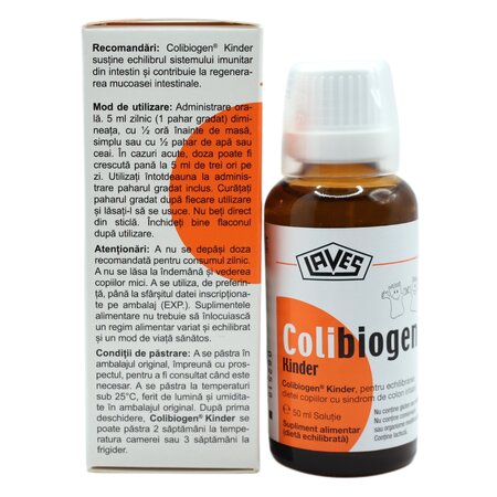 Solutie Colibiogen Kinder, 50 ml, Laves 713952