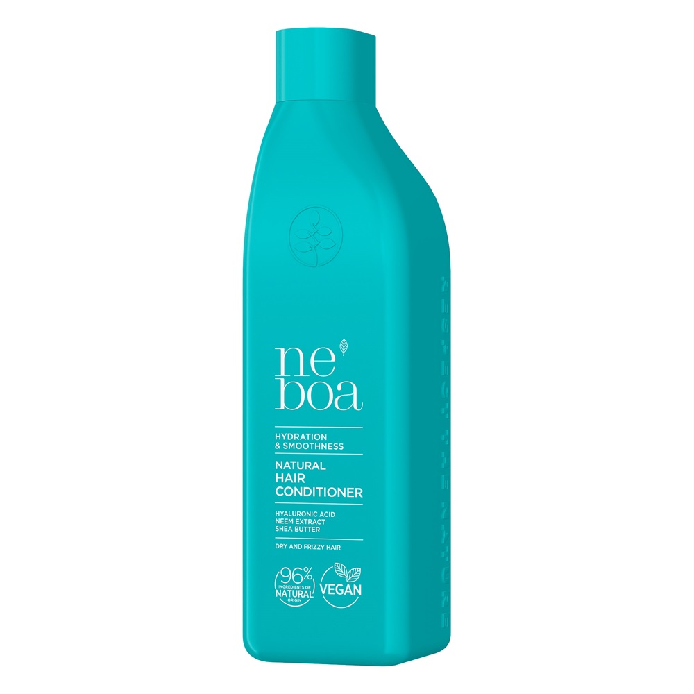 Balsam natural hidratant pentru par Hydration & Smoothness, 300 ml, Neboa