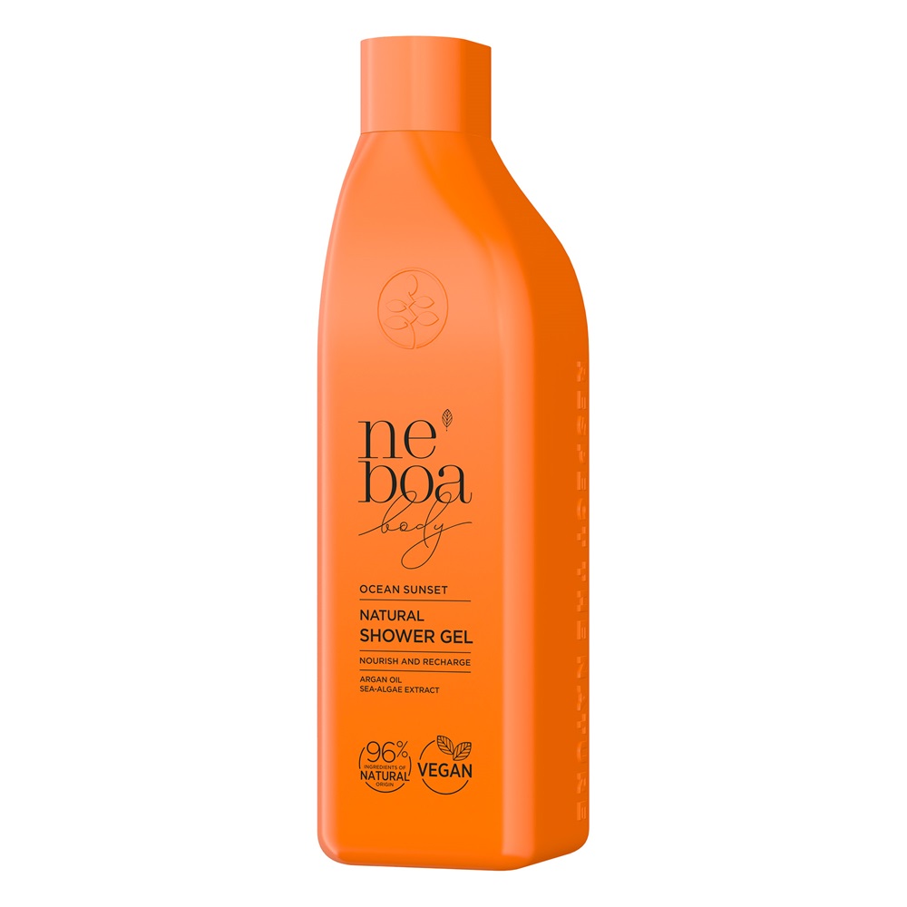 Gel de dus natural Ocean Sunset, 300 ml, Neboa