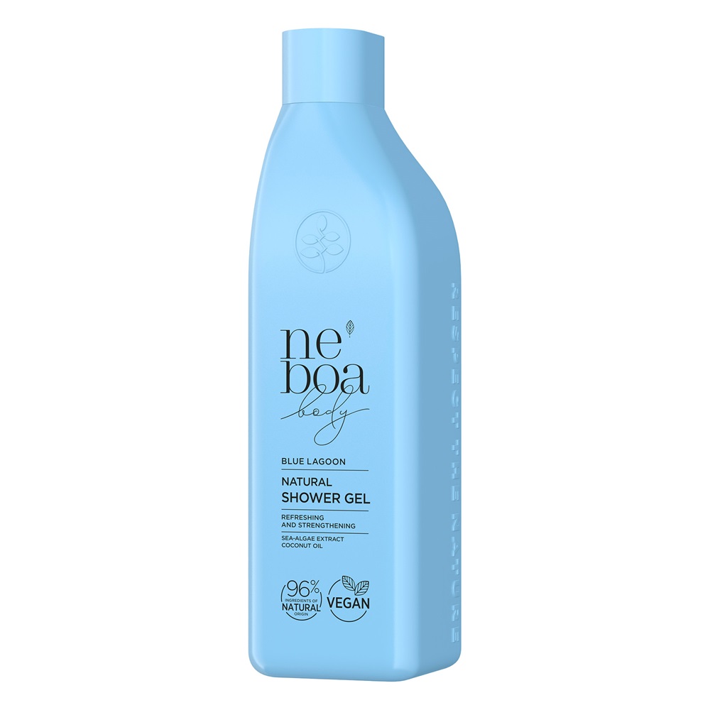 Gel de dus natural Blue Lagoon, 300 ml, Neboa