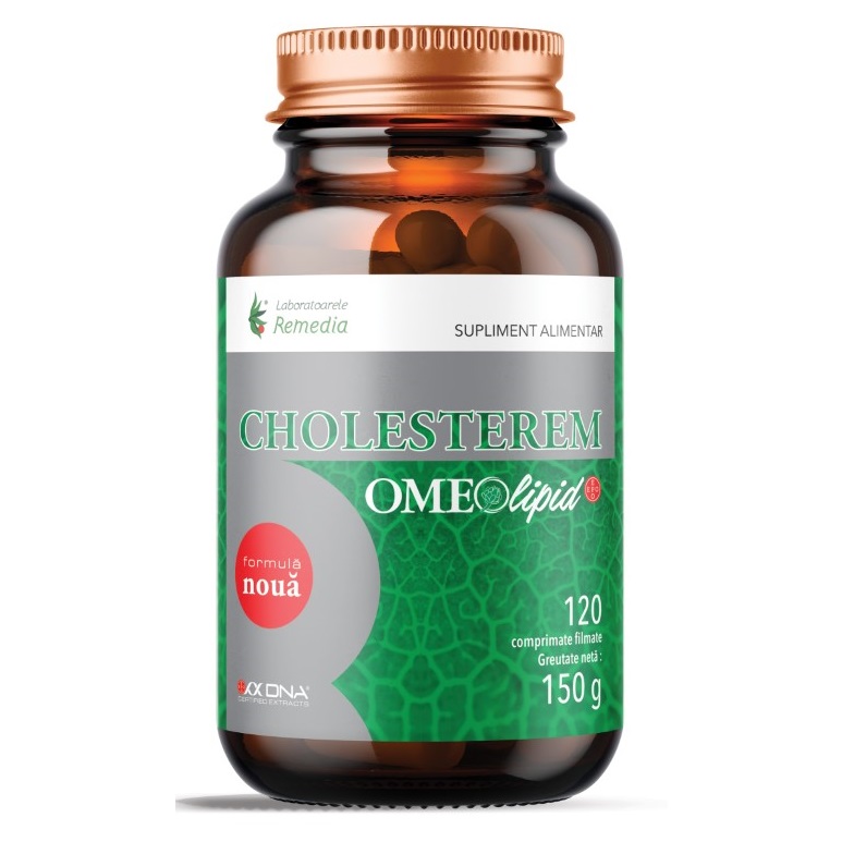 Cholesterem Omeolipid, 120 comprimate, Laboratoarele Remedia