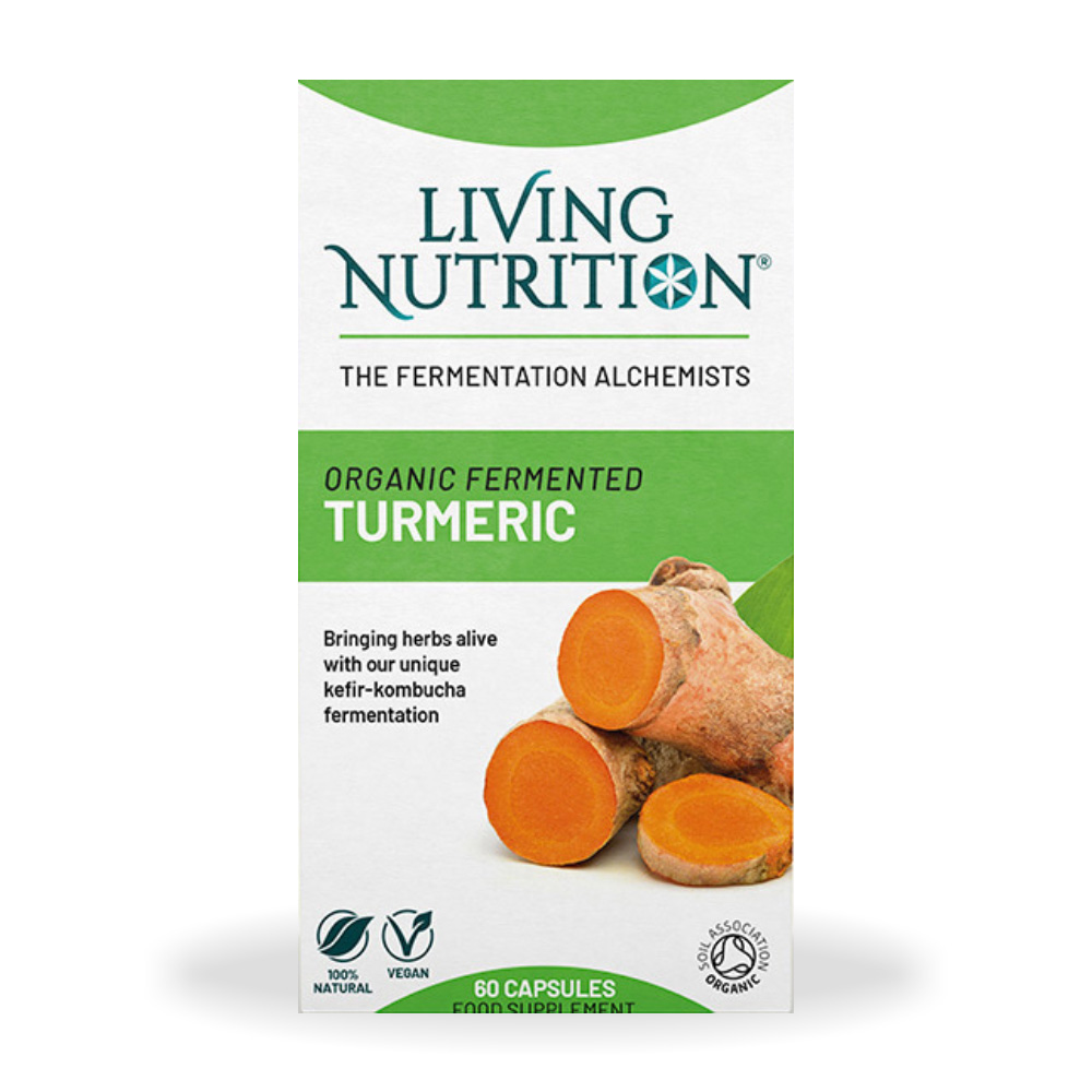 Turmeric fermentat Bio, 60 capsule, Living Nutrition