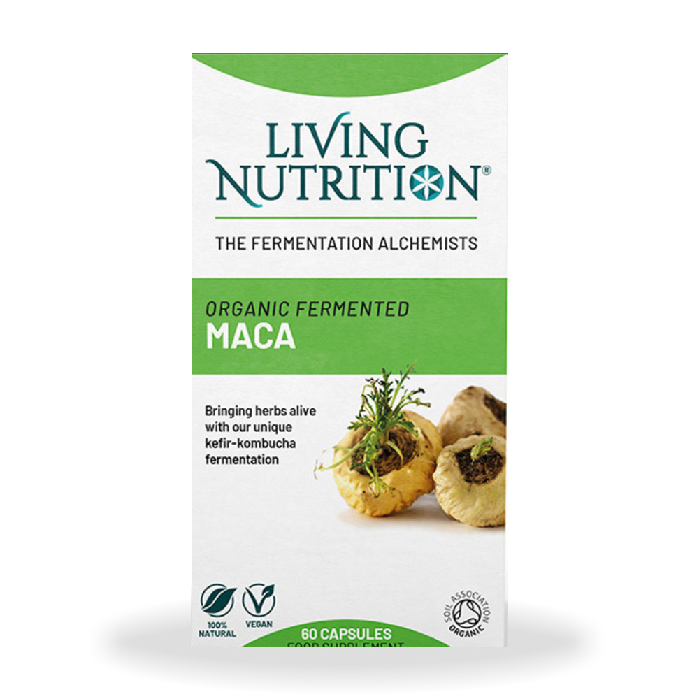 Maca fermentata Bio, 60 capsule, Living Nutrition