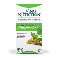 Ferment organic cu ashwagandha, 60 capsule, Living Nutrition