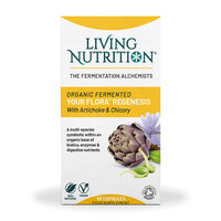 Ferment organic cu anghinare si cicoare Your Flora Regenesis, 60 capsule, Living Nutrition