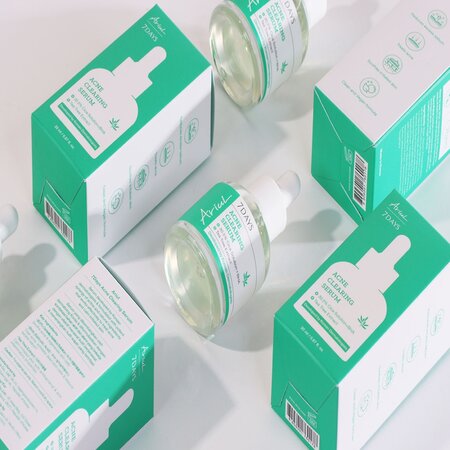Serum tratament pentru cosuri Acne Clearing 7 Days, 20 ml, Ariul 710420