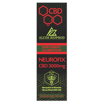 Ulei de canepa CBD Neurofix, 3000 mg, 30 ml, Alcos Bioprod