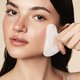 Piatra naturala Gua Sha pentru masaj facial din Jad Alb, 1 bucata, You First 744050