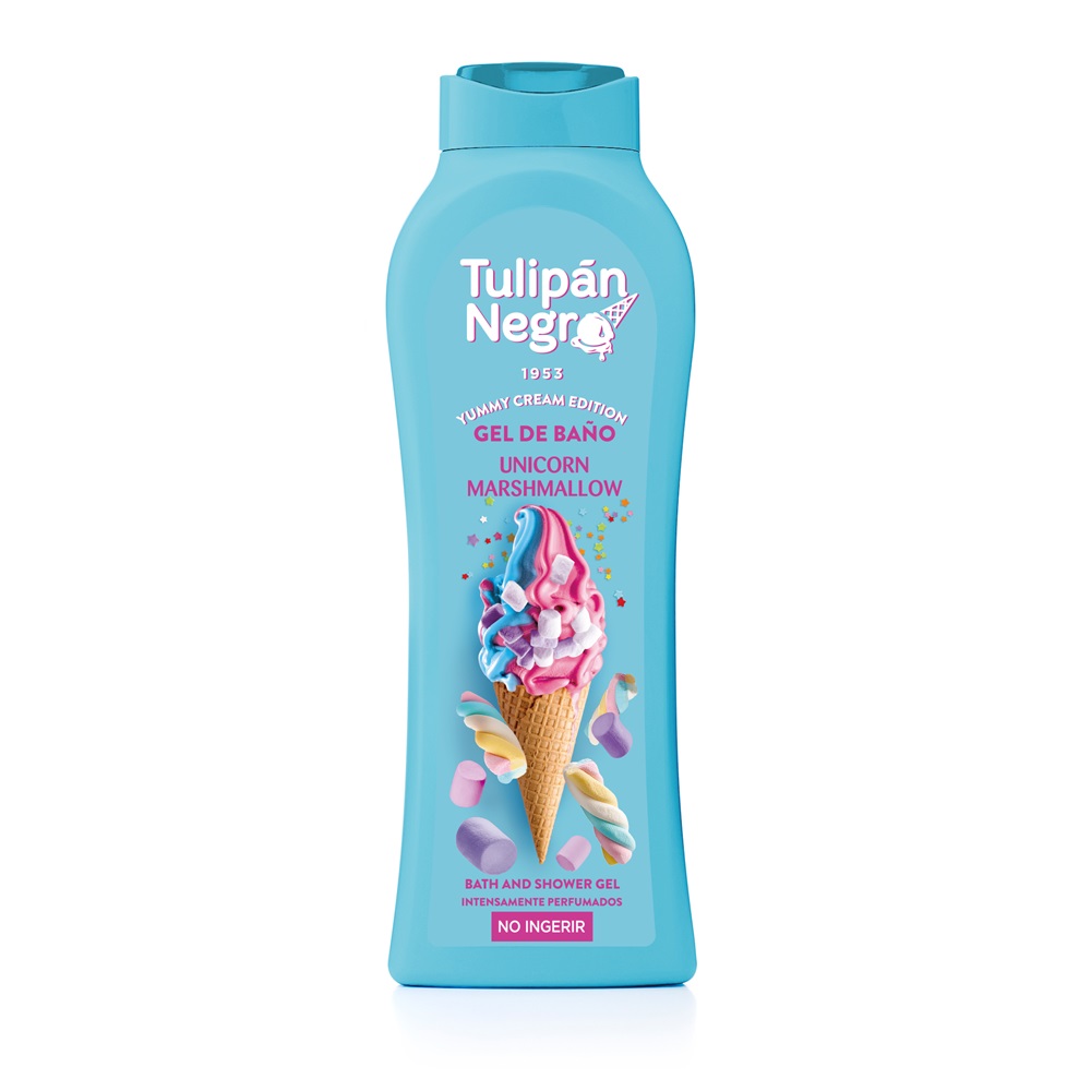 Gel de dus Unicorn Marshmallow, 650 ml, Tulipan Negro