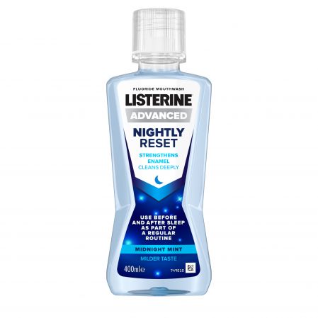 Apa de gura Nightly Reset, 400 ml, Listerine 