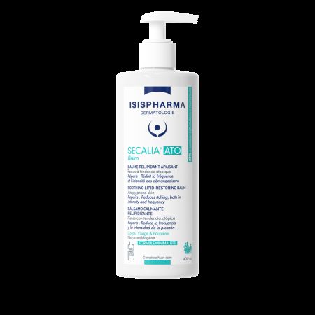 Balsam fluid calmant, relipidant cu absorbtie rapida pentru piele atopica Secalia ATO Balm, 400 ml, IsisPharma