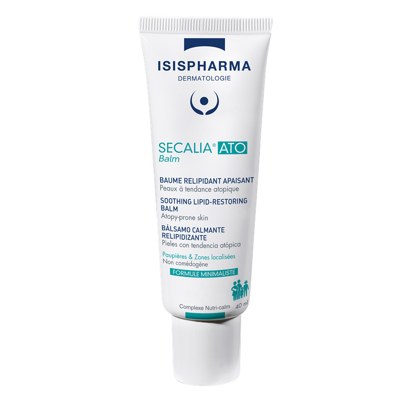 Balsam fluid calmant, relipidant cu absorbtie rapida pentru piele atopica Secalia ATO Balm, 40 ml, IsisPharma