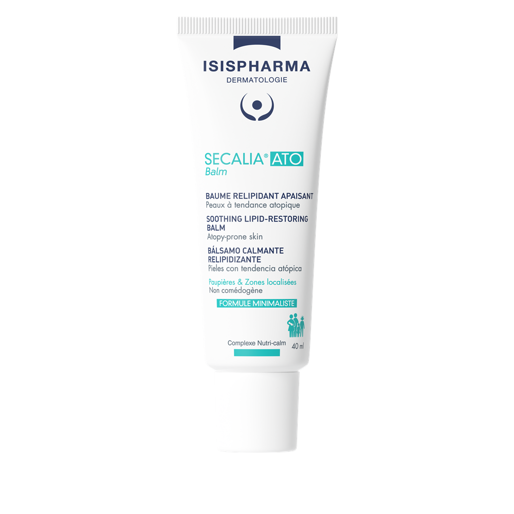 Balsam fluid calmant, relipidant cu absorbtie rapida pentru piele atopica Secalia ATO Balm, 40 ml, IsisPharma