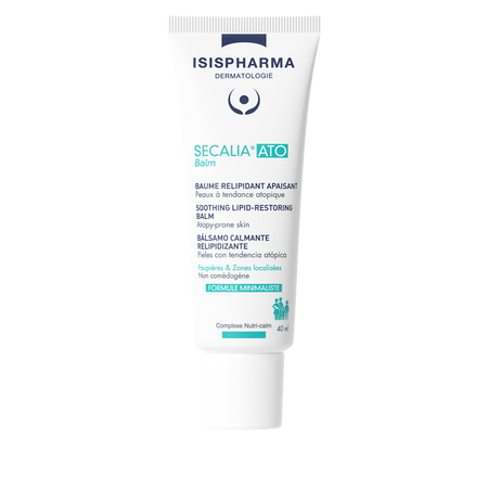 Balsam fluid calmant, relipidant cu absorbtie rapida pentru piele atopica Secalia ATO Balm, 40 ml, IsisPharma