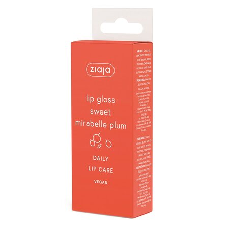 Gloss de buze cu pruna dulce Lip Care, 12 ml, Ziaja 588503