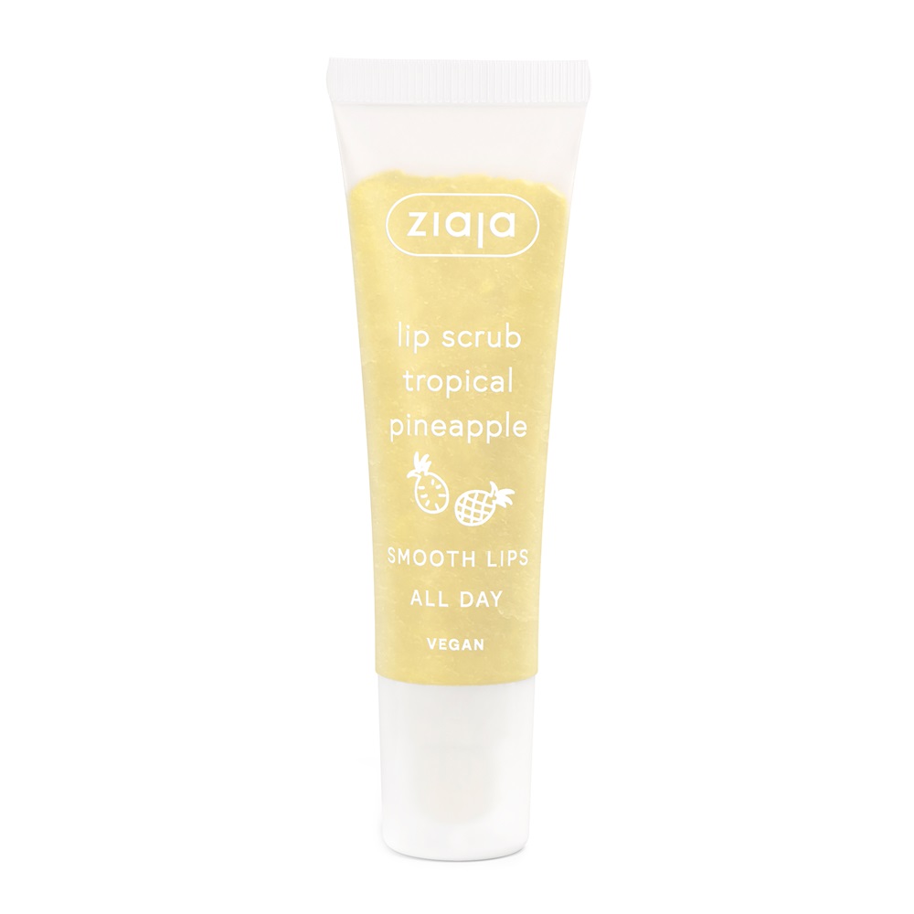 Scrub pentru buze cu ananas Lip Care, 12 ml, Ziaja