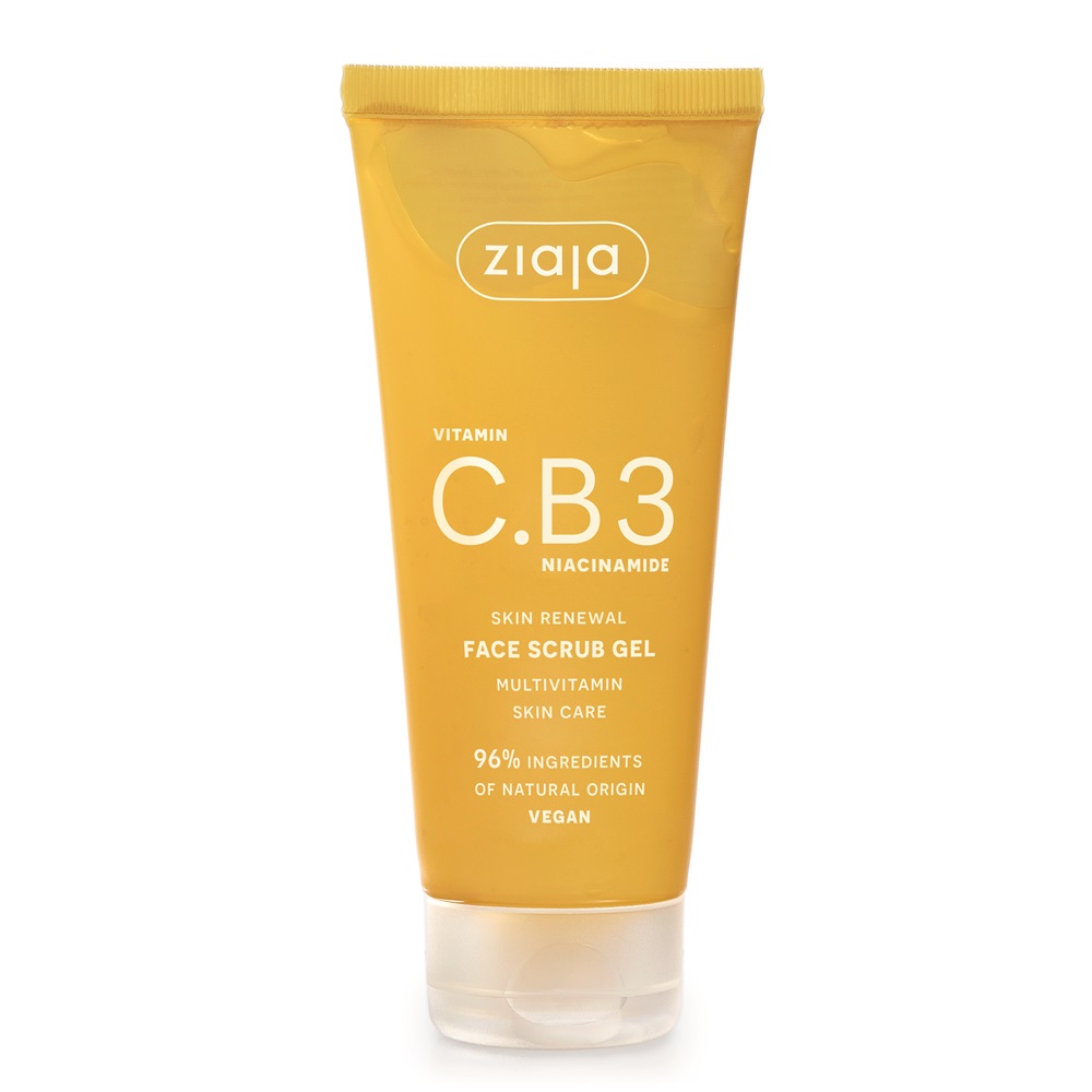 Gel de fata pentru exfoliere Vitamin C.B3 Niacinamide, 100 ml, Ziaja