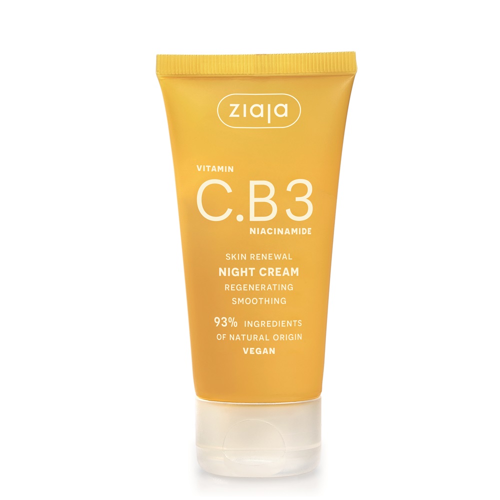 Crema de noapte Vitamin C.B3 Niacinamide, 50 ml, Ziaja