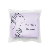 Prosop tip turban pentru uscarea parului, Mov, 1 bucata, You First