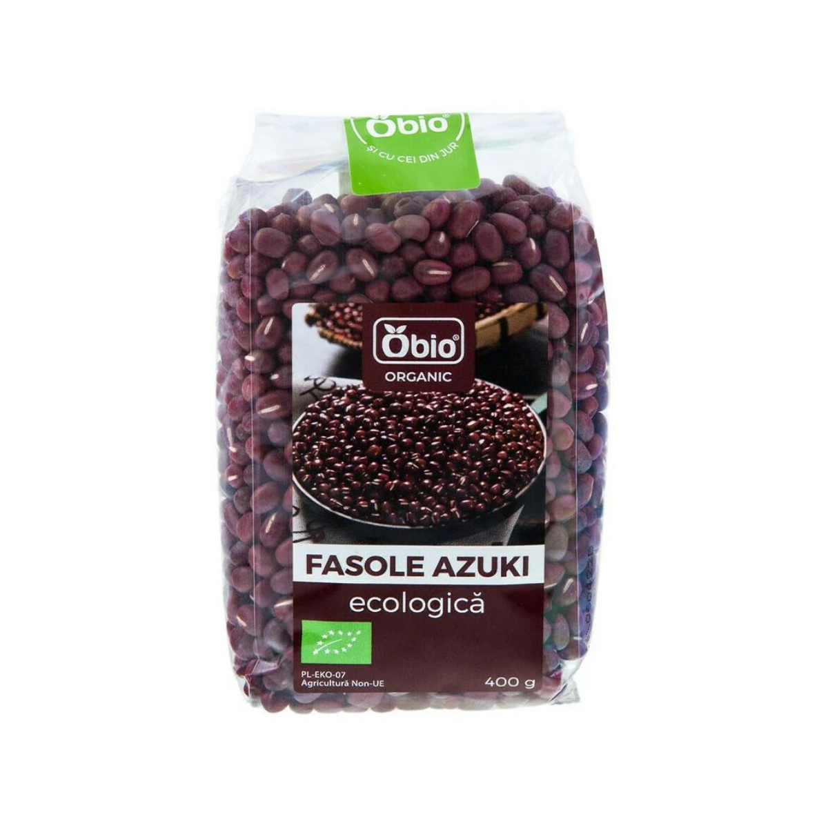 Fasole Azuki Bio, 400 g, Obio