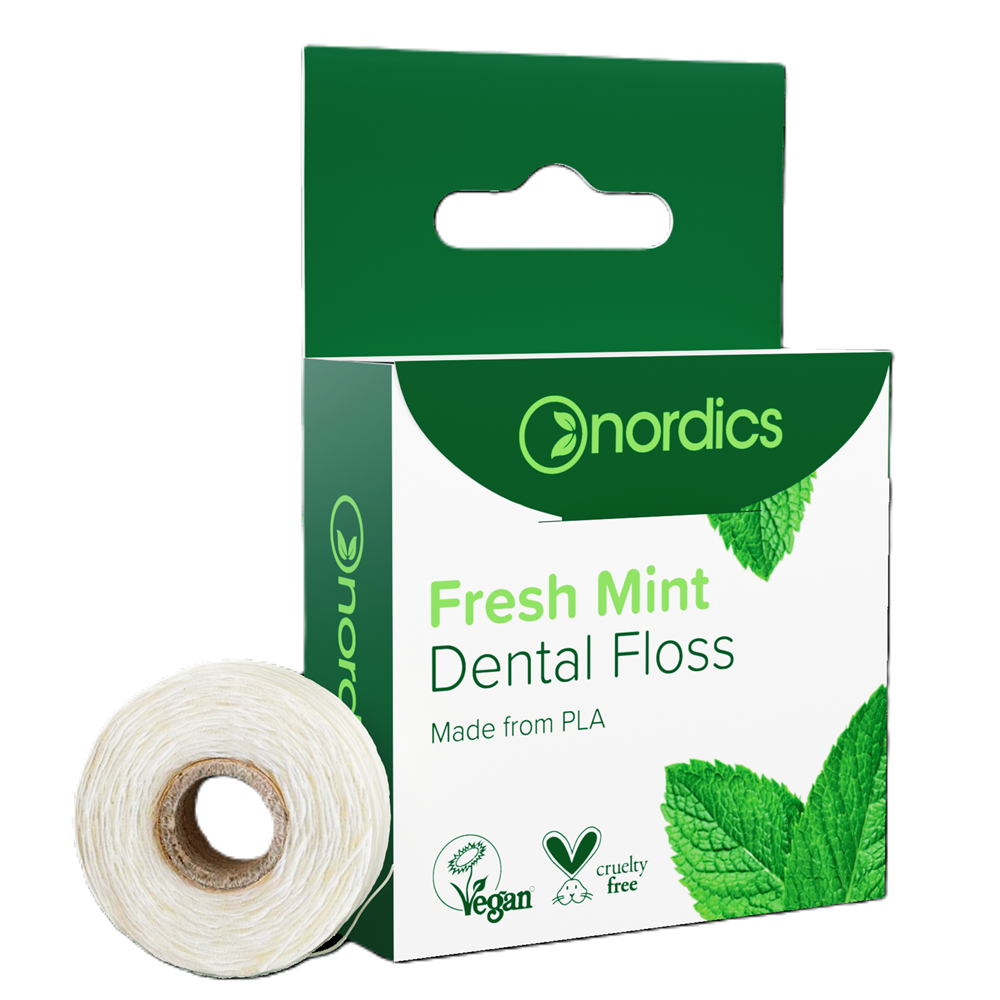 Ata dentara naturala cu menta Fresh Mint, 30 m, Nordics