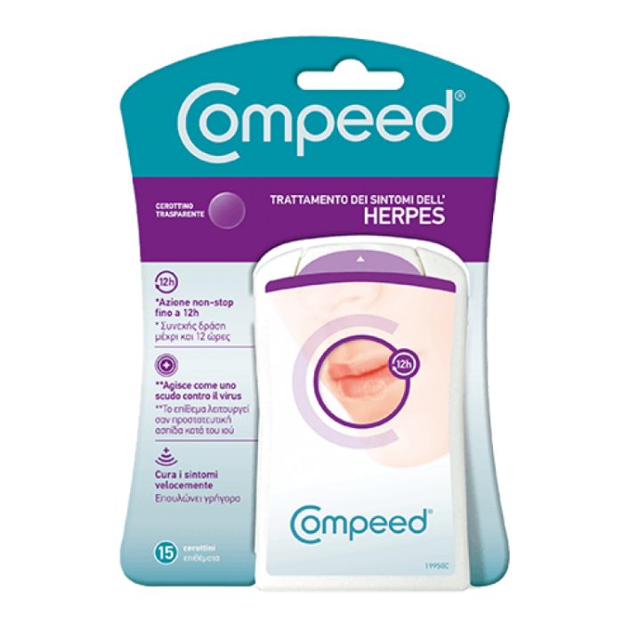 Plasturi invizibili pentru herpes, 15 plasturi, Compeed