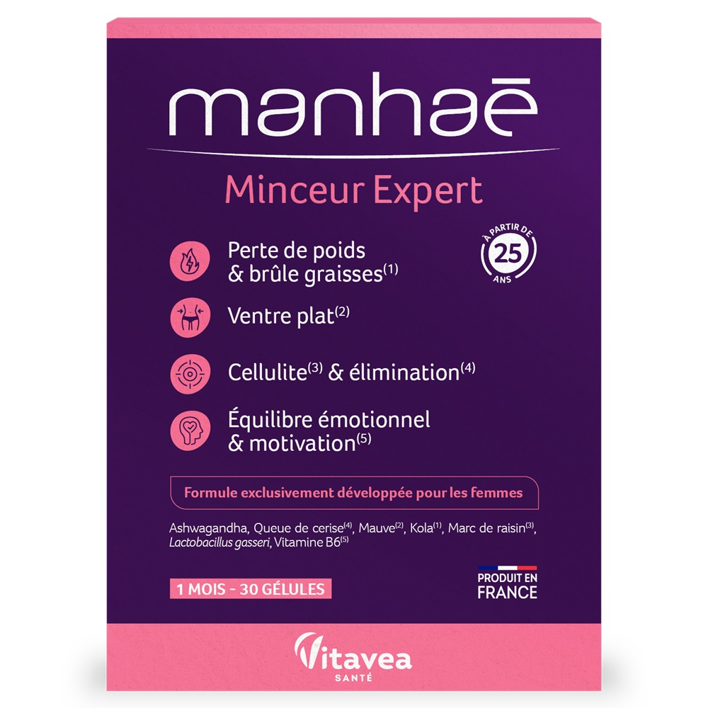 Minceur Expert, 30 capsule vegetale, Manhae