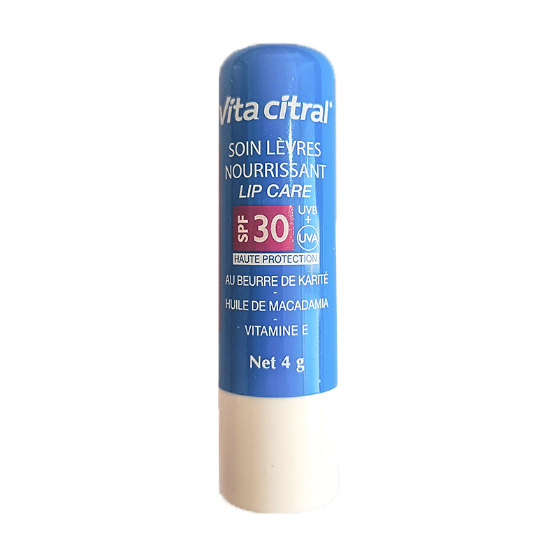 Balsam pentru buze SPF 30 Vita Citral, 4 g, Asepta