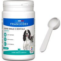 Pasta de dinti sub forma de pudra pentru caini si pisici, 150 g, Francodex