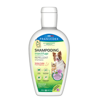 Sampon antiparazitar repelent cu aroma fructata pentru caini si pisici, 250 ml, Francodex