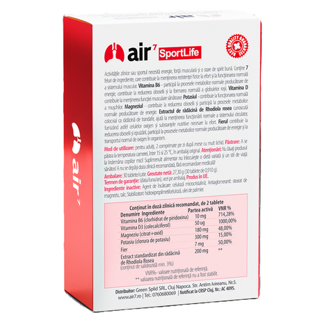 Air 7 SportLife, 30 tablete, Green Splid 673761