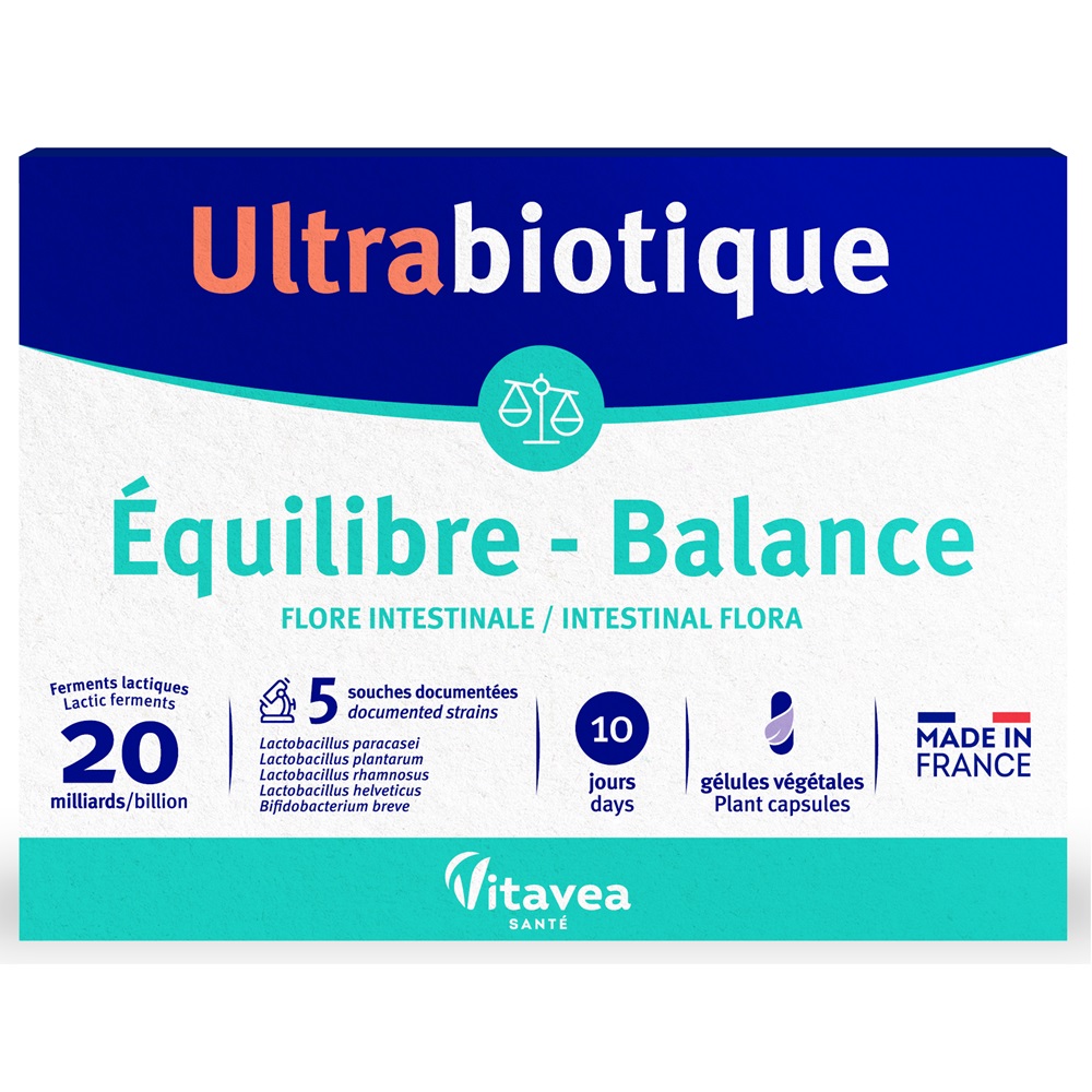 Probiotic Equilibre Balance Ultrabiotique, 10 capsule, Vitavea